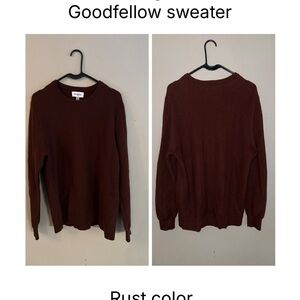 Goodfellow & Co Men's Rust Crewneck Sweater